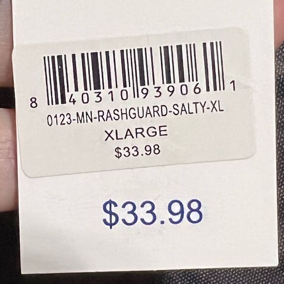 NWT Simply Southern Men's Salty Vibes Jeep Rash Guard Tee Brown/Black Size XL - Picture 8 of 8